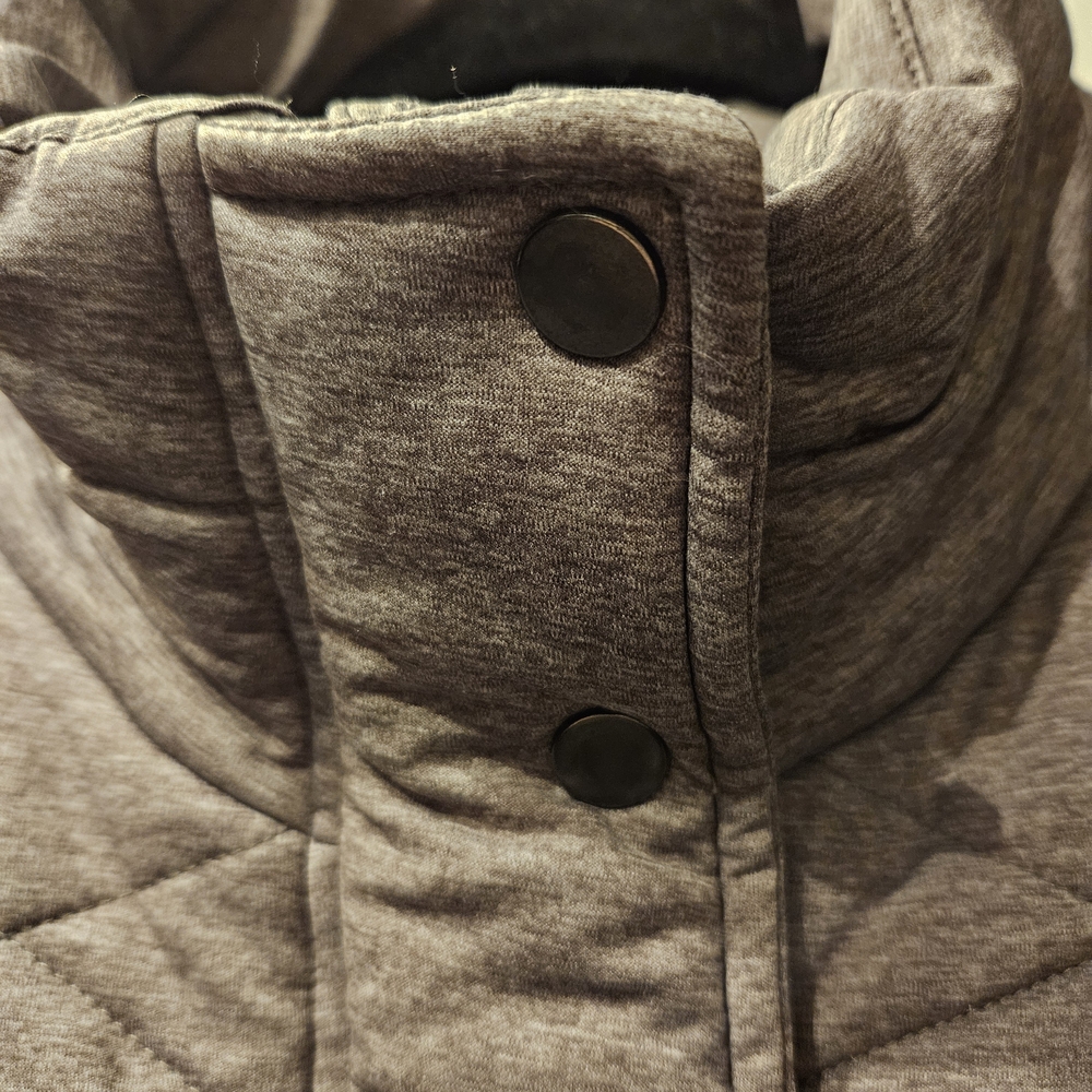 Athleta Womens Gray Quilted Vest - Picture 2 of 6